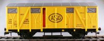 Lima 6744 0 Gauge Db Covered Wagon Sliding Doors Glmhs 50 209570 ASG Yellow Livery