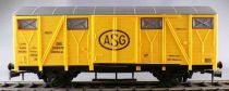 Lima 6744 0 Gauge Db Covered Wagon Sliding Doors Glmhs 50 209570 ASG Yellow Livery