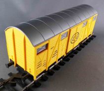 Lima 6744 0 Gauge Db Covered Wagon Sliding Doors Glmhs 50 209570 ASG Yellow Livery