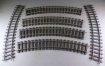 Lima 6811 O Gauge 6 x Curved Steel Tracks R=700 30° no Box