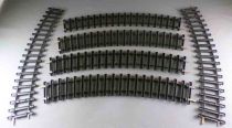 Lima 6811 O Gauge 6 x Curved Steel Tracks R=700 30° no Box