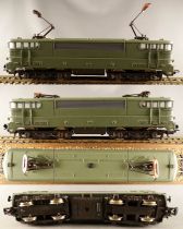 Lima 7008 Ho Sncf Coffret Inter Europe Train Marchandises Loco Elec BB 9210 3 Wagons 12 Rails Transfo