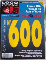 Loco-Revue Classeur Pleine Toile avec 10 N° Année 1997 600 à 609 Très Bon état