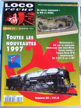 Loco-Revue Classeur Pleine Toile avec 10 N° Année 1997 600 à 609 Très Bon état