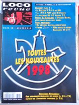 Loco-Revue Classeur Pleine Toile avec 11 N° Année 1998 610 à 620 Très Bon état