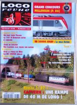 Loco-Revue Classeur Pleine Toile avec 11 N° Année 2000 632 à 642 Très Bon état