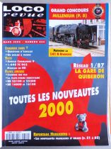 Loco-Revue Classeur Pleine Toile avec 11 N° Année 2000 632 à 642 Très Bon état