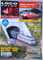 Loco-Revue Classeur Pleine Toile avec 11 N° Année 2000 632 à 642 Très Bon état