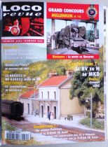 Loco-Revue Classeur Pleine Toile avec 11 N° Année 2001 643 à 653 Très Bon état