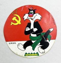 Looney Tunes - Autocollant Promotionnel Entremont - Gros Minet / URSS