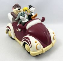 Looney Tunes - Démons & Merveilles Resin Money Bank  - Looney Tunes in car (Bugs, Daffy, Taz, Tweety & Sylvester)