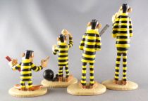 Lucky Luke - Atlas / Leblon resin figure - The Dalton as Prisoners