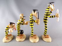 Lucky Luke - Atlas / Leblon resin figure - The Dalton as Prisoners