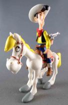 Lucky Luke - Figurine PVC Plastoy - Lucky Luke Tirant dans le Dos & Jolly Jumper