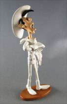 Lucky Luke - Figurine résine Atlas / Leblon - Le Cavalier Blanc