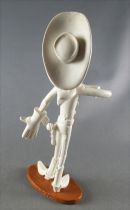 Lucky Luke - Figurine résine Atlas / Leblon - Le Cavalier Blanc