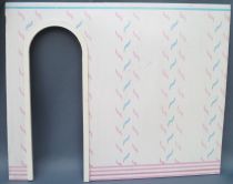 Lundby Petra # 61588 - Play-House Extension - Spare Part Printed Cardboard Partition Wall 29 cm Doll