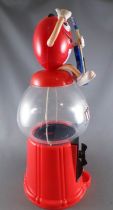 M&M\'s Candy Dispenser - Red with Electric Guitar on Red Counter Top Dispenser