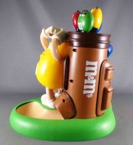 M&M\'s candy dispenser - Yellow & Red  Mulligan-Ville Golf Playing