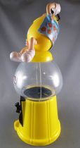 M&M\'s Candy Dispenser - Yellow Sipping Coktail  on Yellow Counter Top Dispenser