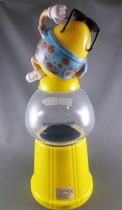 M&M\'s Candy Dispenser - Yellow Sipping Coktail  on Yellow Counter Top Dispenser