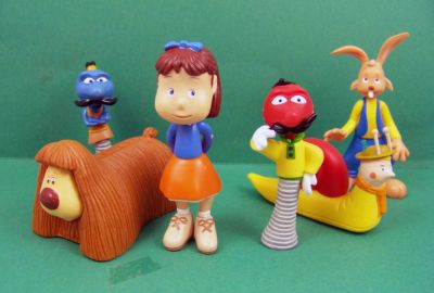 Magic Roundabout - Bechet PVC Figures - Zebedee, Florence, Dougal ...