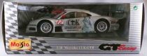 Maisto 38848 Mercedes Benz CLK GTR #12 Warsteiner Silver 1/18 Diecast Metal Neuve Boite