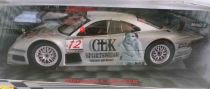 Maisto 38848 Mercedes Benz CLK GTR #12 Warsteiner Silver 1/18 Diecast Metal Neuve Boite