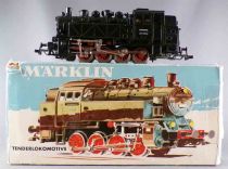 Märklin 3032 Ho Db Steam Locomotive Type 0-8-0 BR 81 004 Black 3-Rail Lightning Boxed