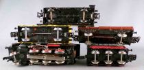 Märklin 3183 Ho Start Set Db Steam Locomotive Type 2-6-0 BR 24 058 Black 3-Rail Lightning 3 Wagons Tracks