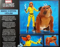 Marvel Legends - Crystal & Lockjaw \ Inhumans\  - Serie Hasbro (Exclusive)