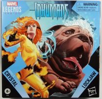 Marvel Legends - Crystal & Lockjaw \ Inhumans\  - Series Hasbro (Exclusive)