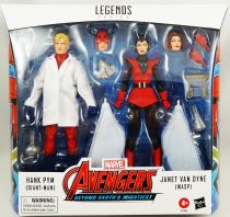 Marvel Legends - Hank Pym \ Giant-Man\  & Janet Van Dyne \ Wasp\  (Avengers Beyond Earth\'s Mightiest) - Série Hasbro