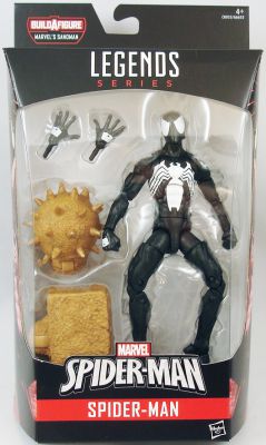 marvel legends black suit spiderman