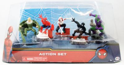 Spider man figures store set