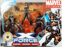 Marvel Universe Multi-Pack - X-Force :  Deadpool, Wolverine, Warpath