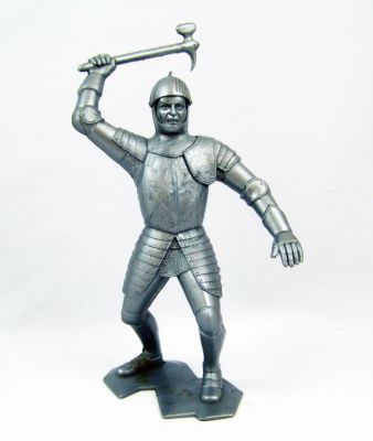 Louis Marx, Toys, Vintage Louis Marx Plastic Figure Knight 6 Inches  Medieval Hand Painted