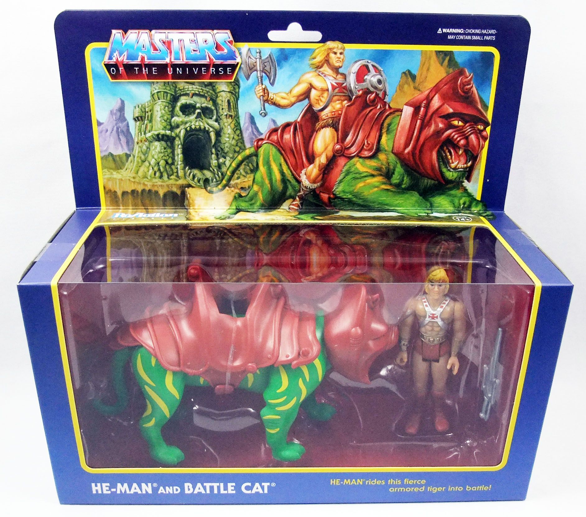 Masters Of The Universe Super7 Action Figure He Man Battle Cat