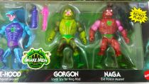 Masters of the Universe Origins - Diabolical Snake Invasion : Rattle-Hood, Gorgon, Naga, Snake Armor He-Man