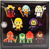 Masters of the Universe Revelation - Set de 8 Figurines Gomme avec accessoires - CineReplicas