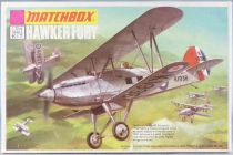 Matchbox - PK-1 Avion Biplan RAF Hawker Fury 1/72 Neuf Boite