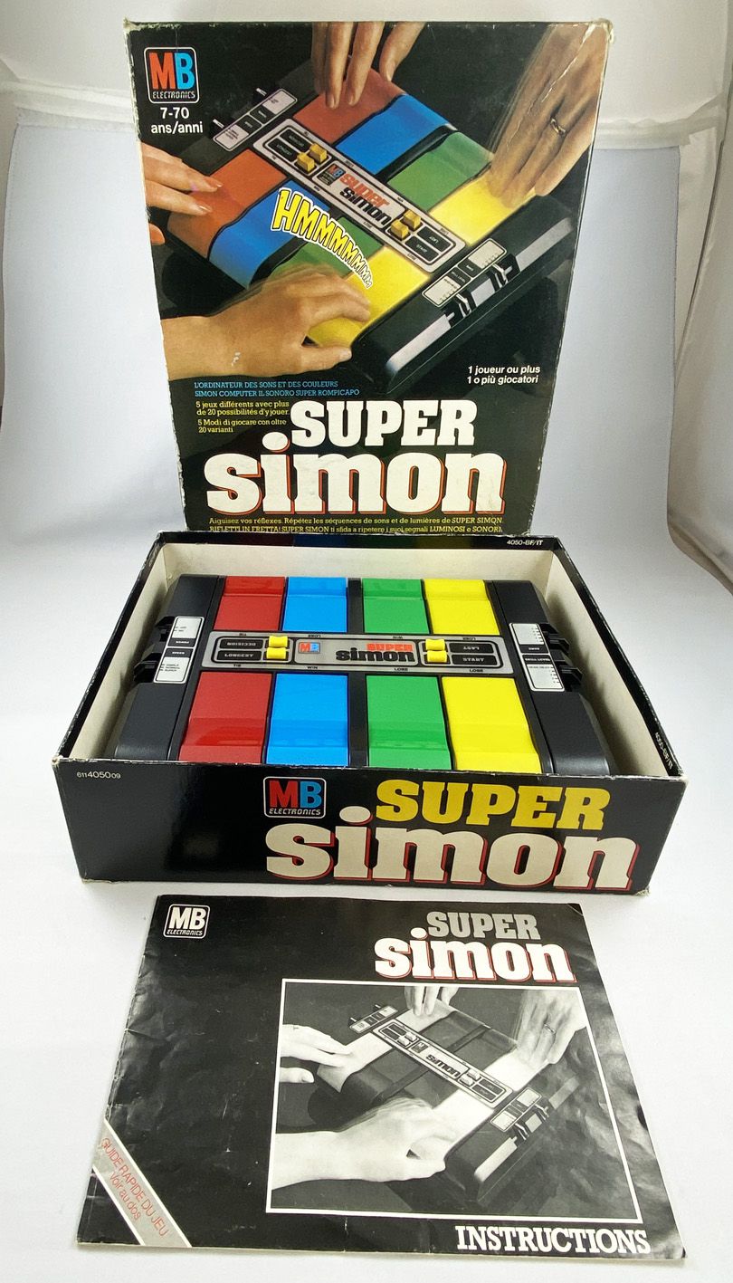 Super Simon - jeu MB 2003 - jouets rétro jeux de société figurines et  objets vintage