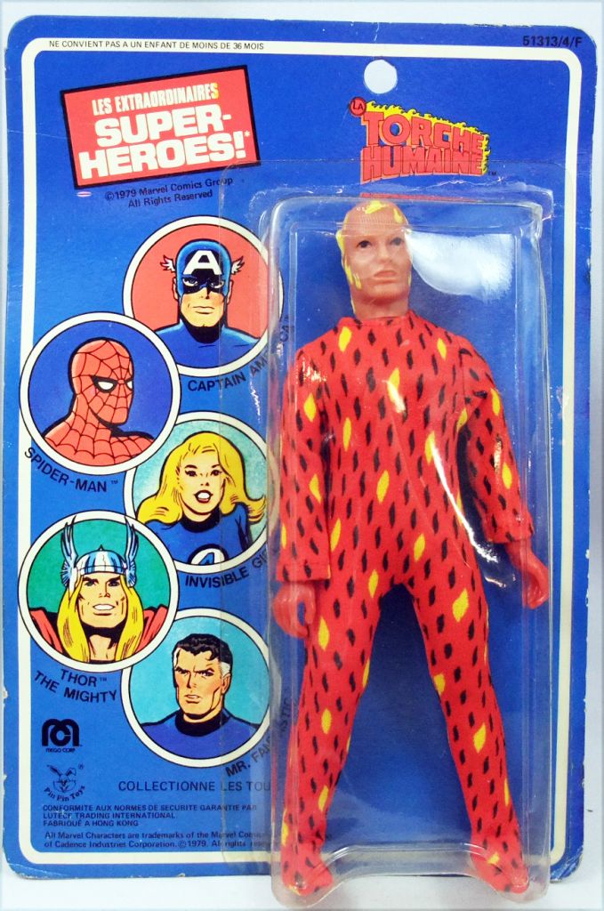 human torch action figure