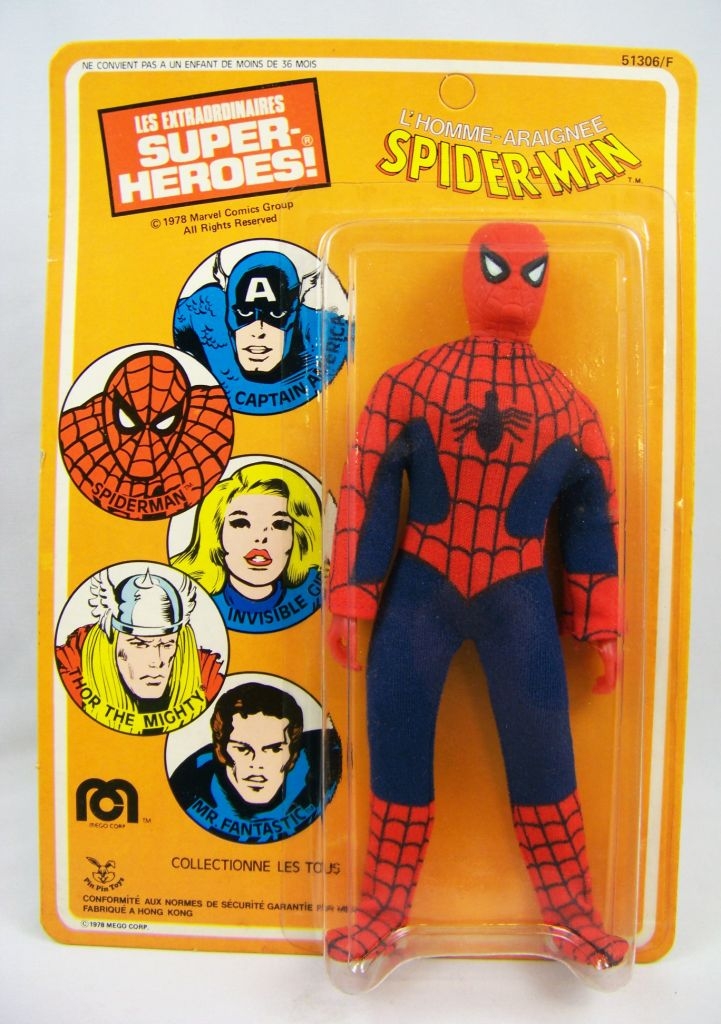 Mego World's Greatest Super-Heroes - Spider-Man (mint on card