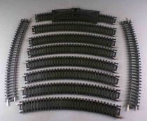 Mehano Ho 10 Curves R 18° Steel Tracks includes Supply & Rerailer one 2