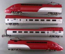 Mehano Ho Sncf Tgv Thalys Set 4300 Train Set N° 4341 4 Elements Metallic Pantographs