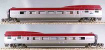 Mehano Ho Sncf Tgv Thalys Set 4300 Train Set N° 4341 4 Elements Metallic Pantographs