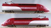 Mehano Ho Sncf Tgv Thalys Set 4300 Train Set N° 4341 4 Elements Metallic Pantographs