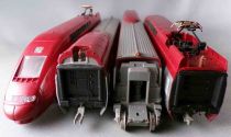 Mehano Ho Sncf Tgv Thalys Set 4300 Train Set N° 4341 4 Elements Metallic Pantographs