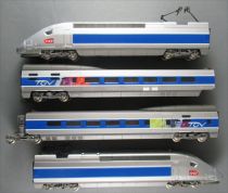 Mehano T107 Ho Sncf Tgv POS Train set N° 4404 4 Elements Tracks Transfo NMIB